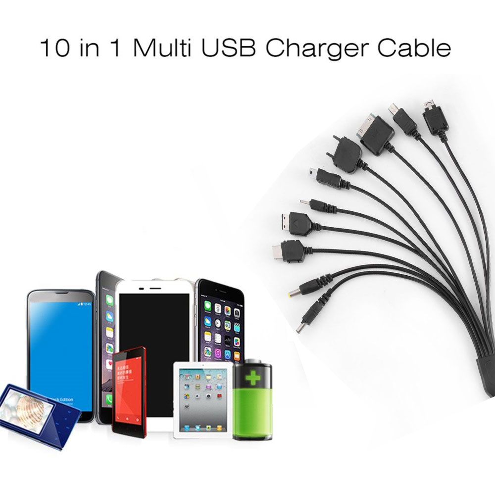 New 0 IN 1 USB Cable For iPhone Samsung Nokia USB Charging Cables Cord