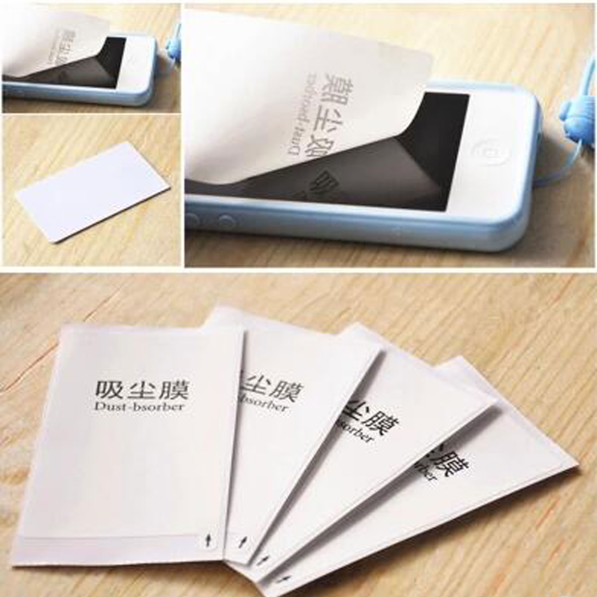 New 20pcs Camera ​Tablet PC DV DC Dust Removal Phone Screen Protectors Cleaning Tool  Dust-absorber