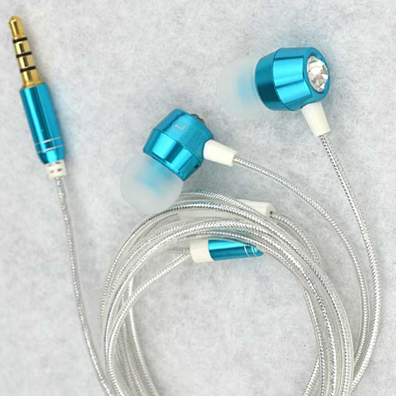 New Wired Earphone Stereo In-Ear 3.5mm Earphone Headset with Mic for Laptop Smartphone
