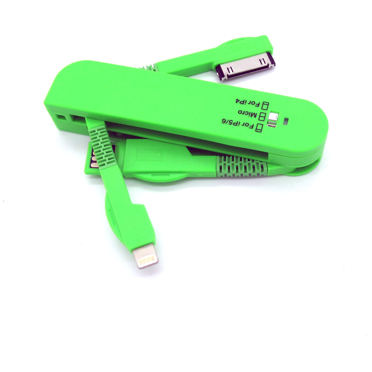 New 3 IN 1 Micro Usb 8Pin 30Pin Cable For iPhone Samsung Nokia USB Charging Cable Cord