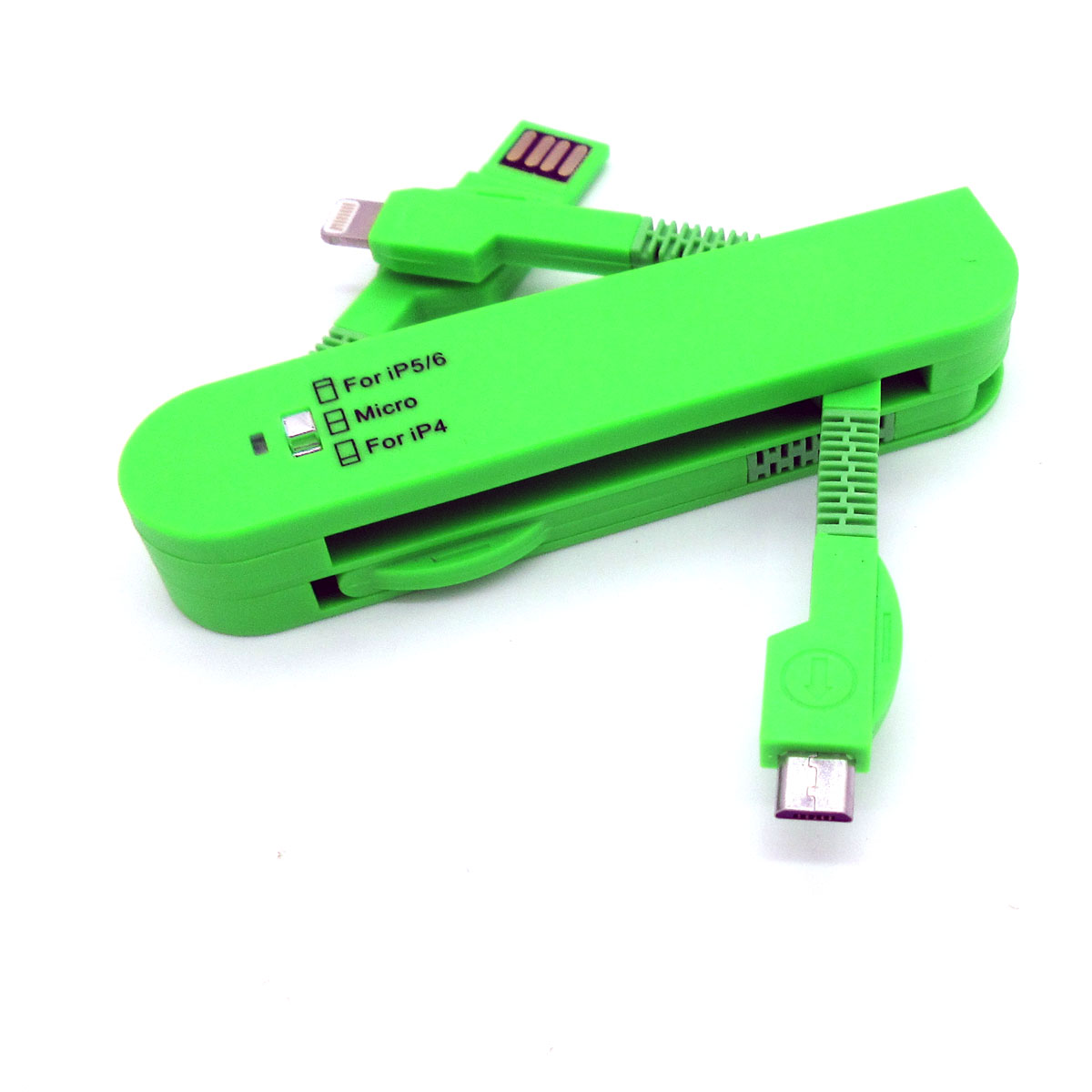New 3 IN 1 Micro Usb 8Pin 30Pin Cable For iPhone Samsung Nokia USB Charging Cable Cord