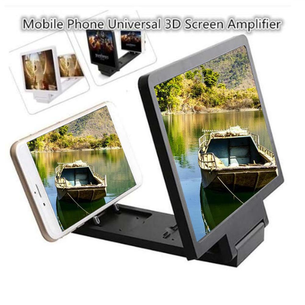 New Mobile Phone 3D Screen Magnifier Phone Video Screen Amplifier Expander Stand Holder