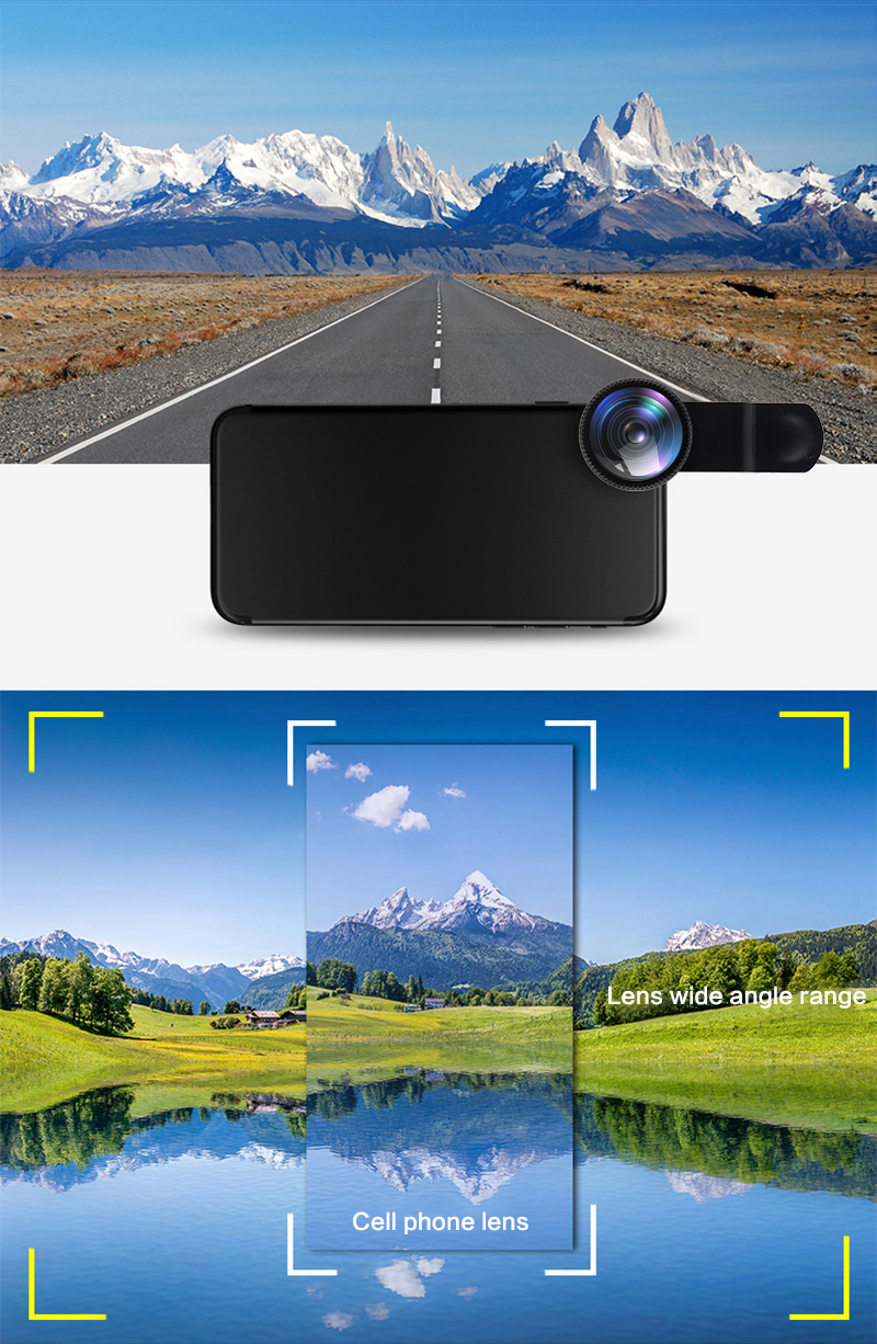 3 In 1 Universal Telephoto Lens Mobile Phone Camera Lens External Telescope