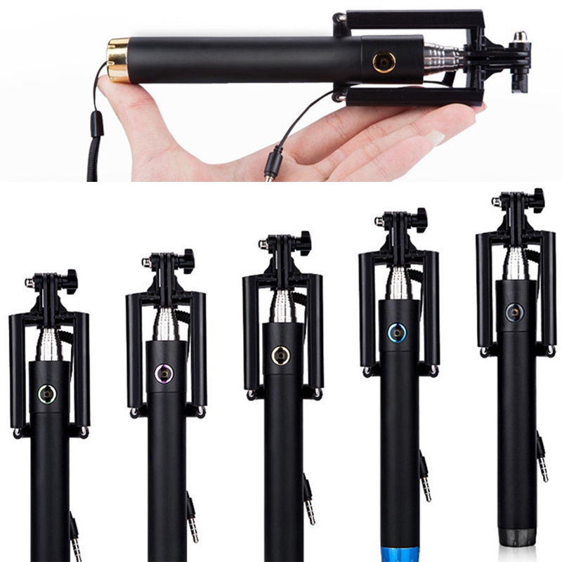 New Phone Selfie Sticks Extendable Handheld Self-portrait Holder Monopod Stick