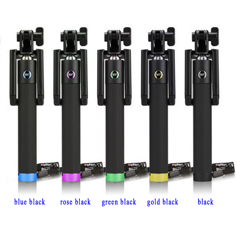 New Phone Selfie Sticks Extendable Handheld Self-portrait Holder Monopod Stick