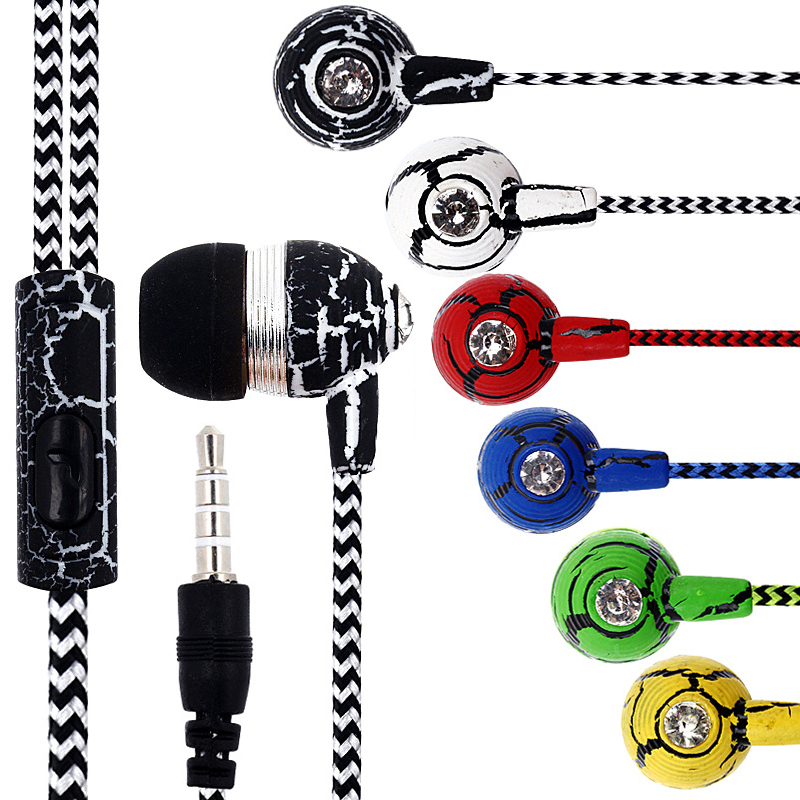 Universal Earphone 3.5mm In-Ear Stereo Earbuds Headset Wired For Cell Phone
