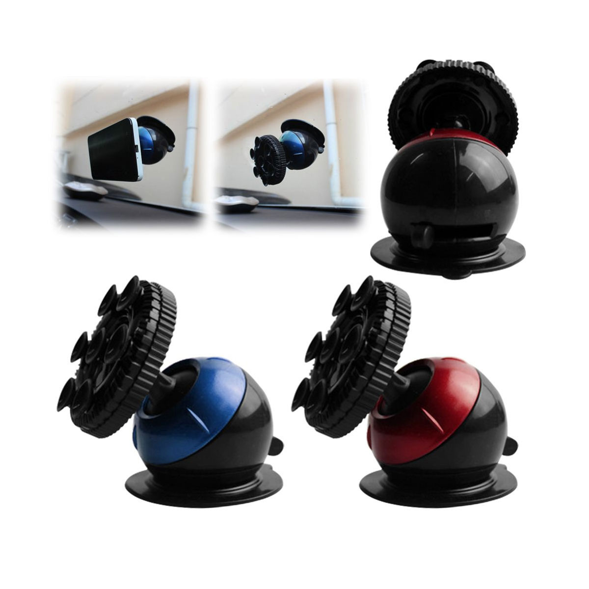 New 360 Degree Rotate Car Window Windshield Dashboard Suction Cup Mount