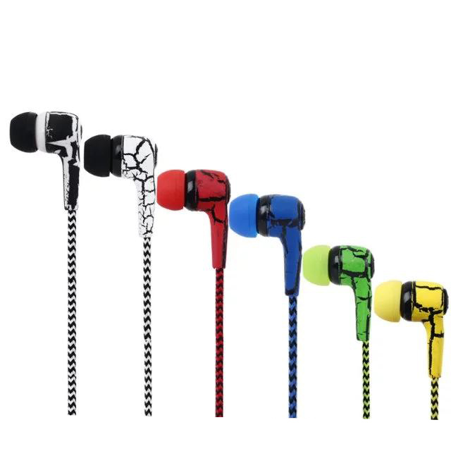 New Fashion Crack Wire Earphone Stereo Music Earphone