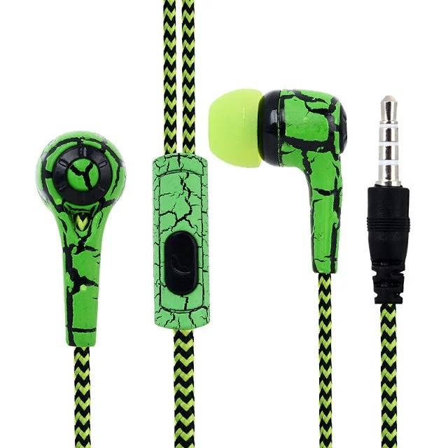 New Fashion Crack Wire Earphone Stereo Music Earphone