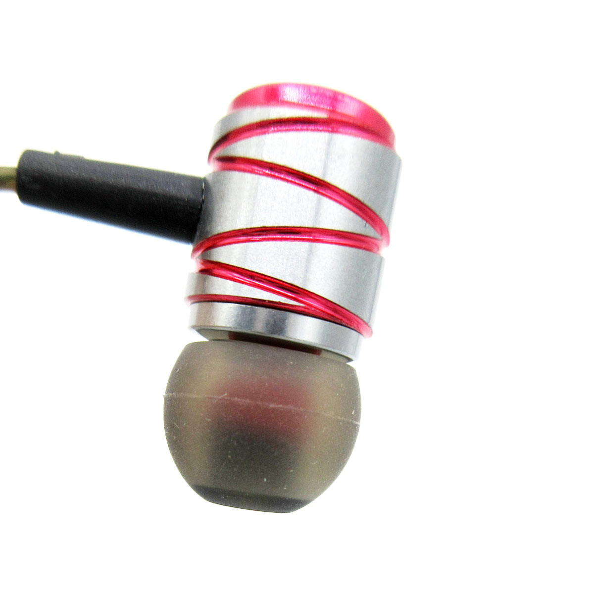 Metal Stereo Earbuds 3.5mm Super Bass In-Ear Earphone with Mic for Smartphone/MP3 Player