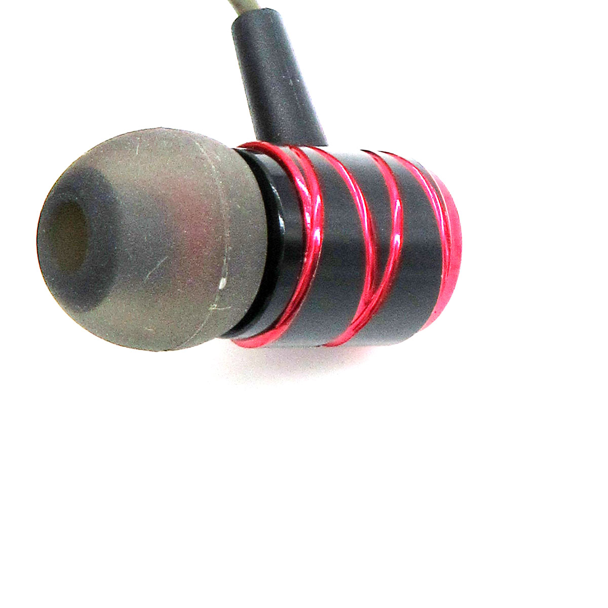 Metal Stereo Earbuds 3.5mm Super Bass In-Ear Earphone with Mic for Smartphone/MP3 Player