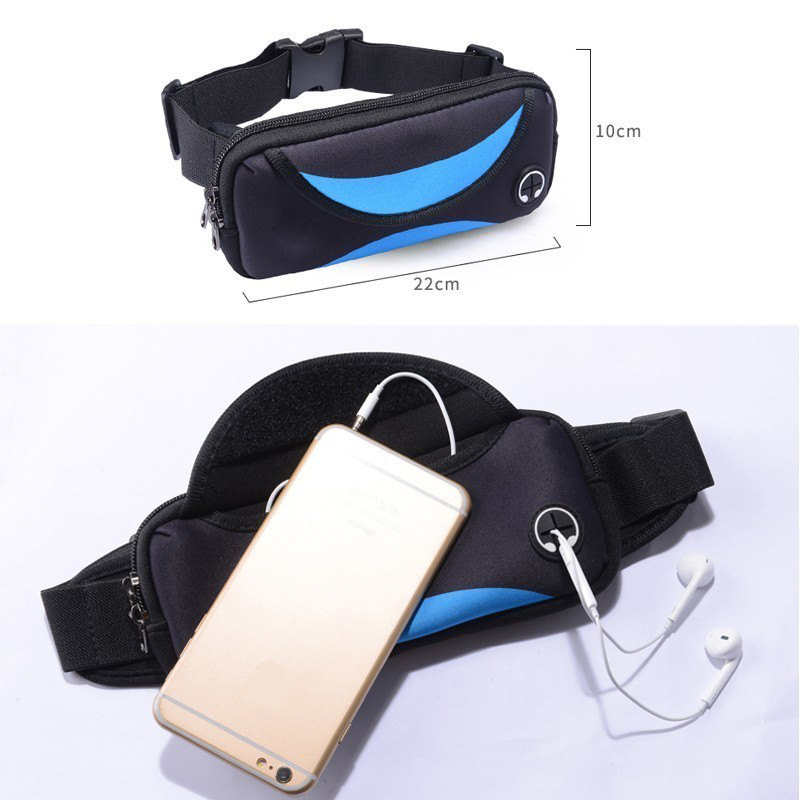 New Sport Running Waist Belt Phone Bag Fitness Gym Waist Pack Bag