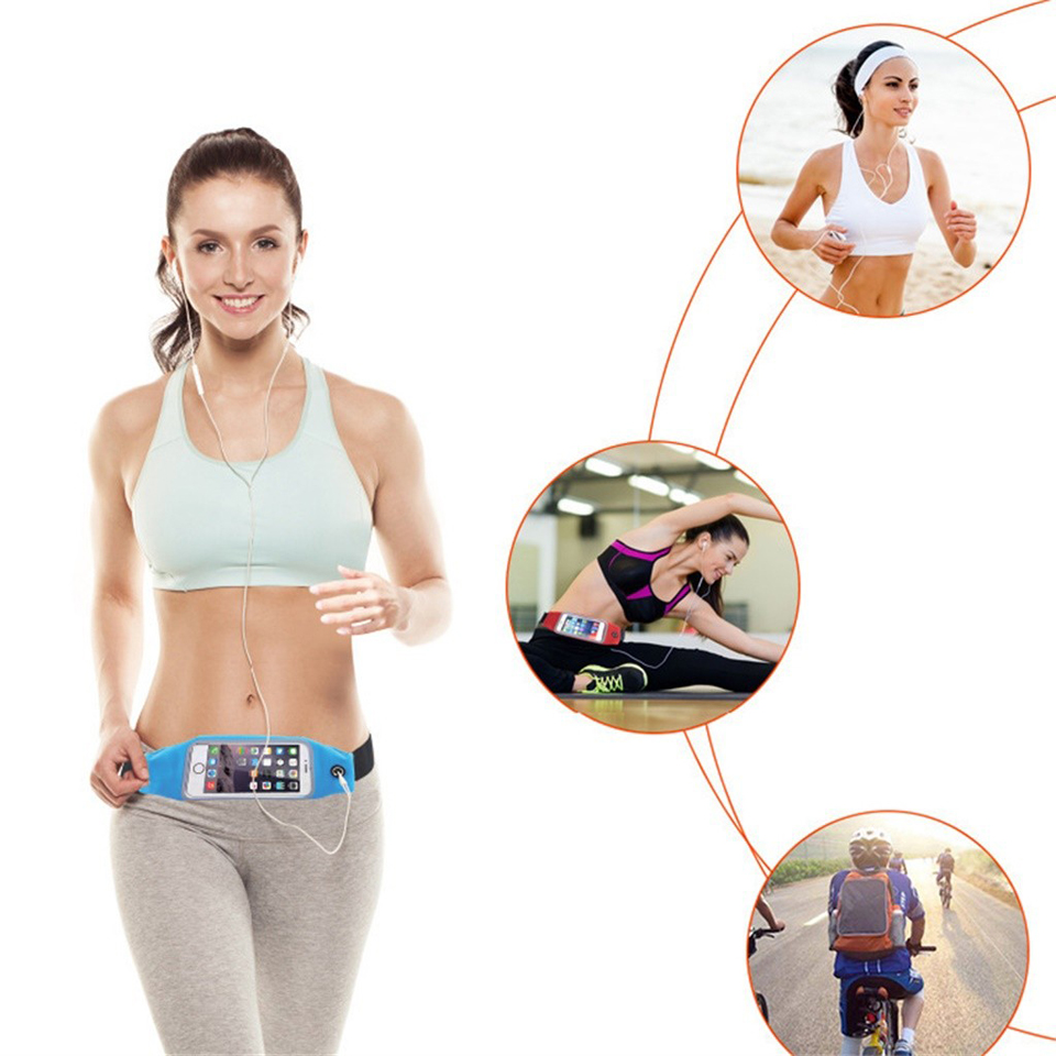 Sports Waist Bag for Phone Belt Phone Case Mobile Phone Pack Running Bag