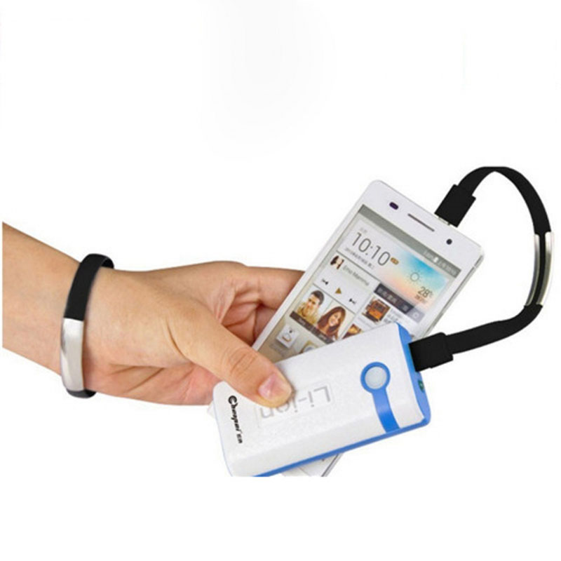 New Bracelet Portable Charging Cable Android Charger Cable Micro USB Interface