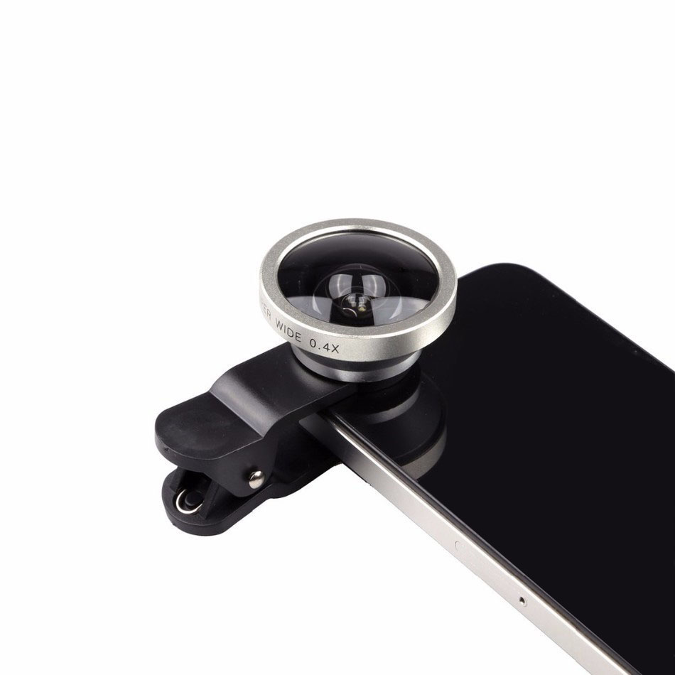 New Phone Lens 0.4x Wide Angle Zoom Lens With Clip  For Smartphone