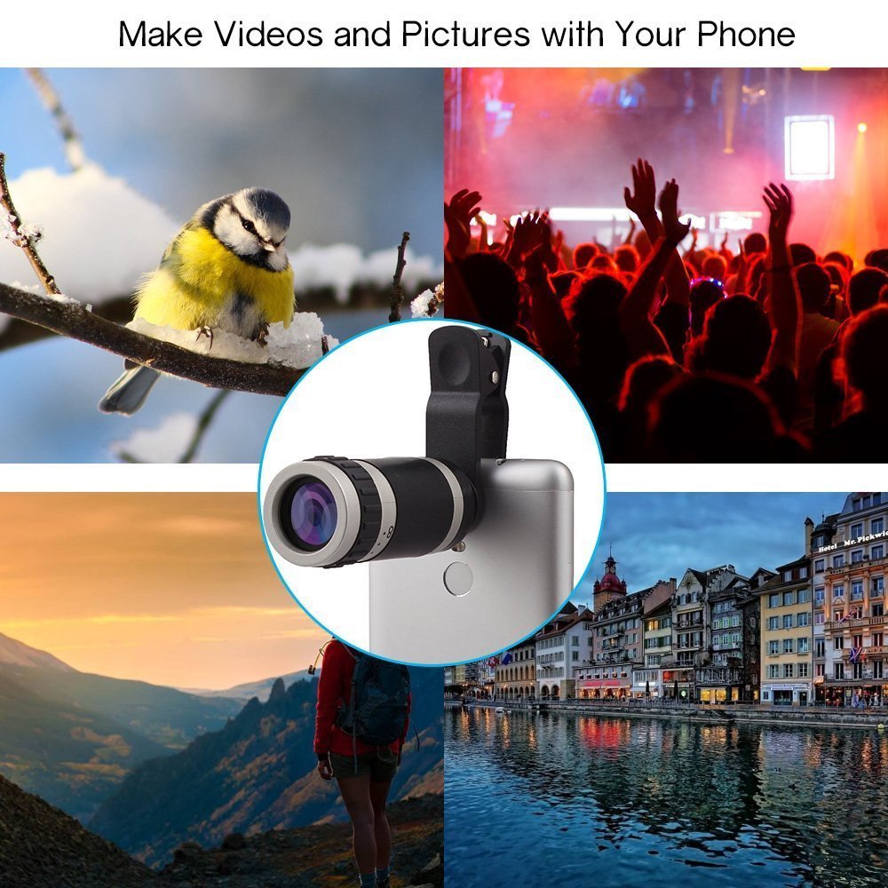 New 8X Telescope for Cell Phone Mobile Telephone Camera Lens