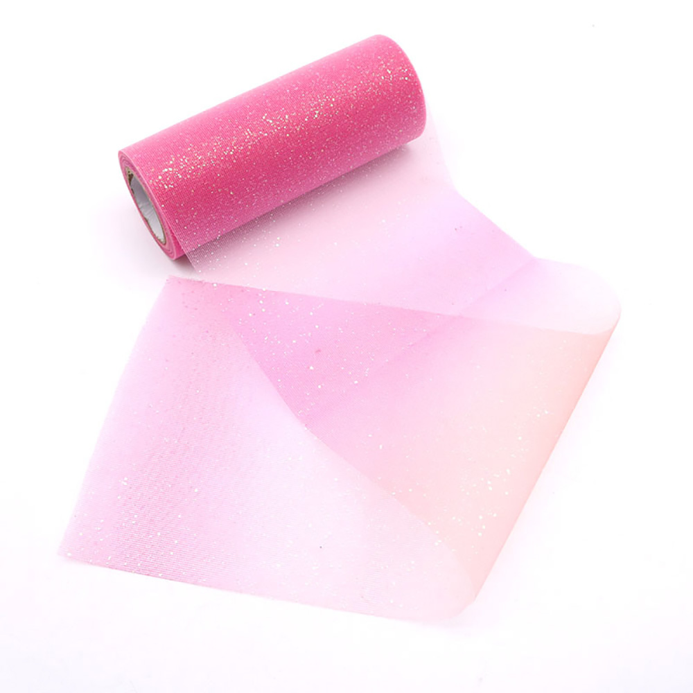 Rainbow Tulle Roll Dot Gradient Flower Ball Tutu Skirt Princess Ragdoll Clothing Birthday Party Wedding Table Handwork DIY Decor