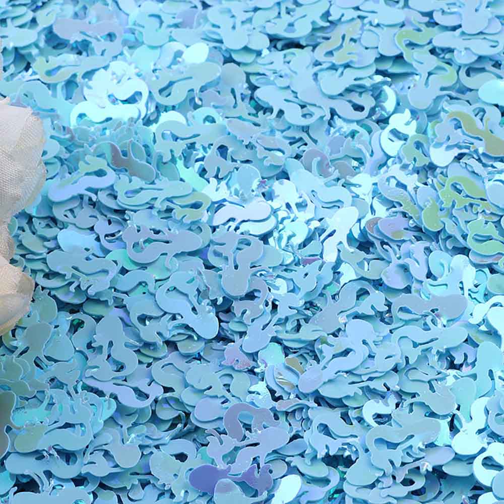 15g/Pack Mermaid Confetti With 13MM Shining Sequins For Baby Shower Birthday Party Table Scatter Handwork Accessories DIY Decor