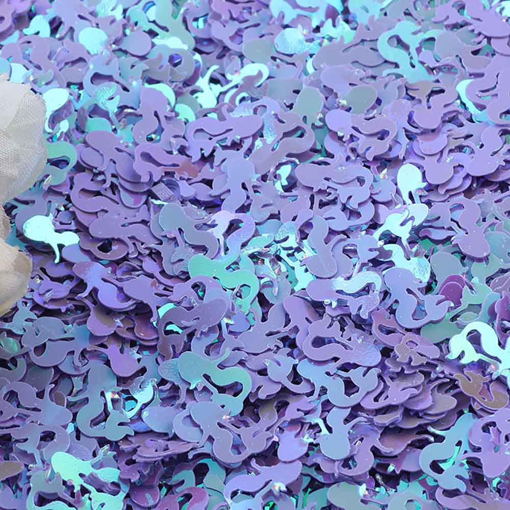 15g/Pack Mermaid Confetti With 13MM Shining Sequins For Baby Shower Birthday Party Table Scatter Handwork Accessories DIY Decor