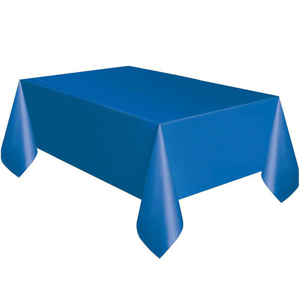 137*183CM Solid Color Tablecloth With Thicken PE Disposable Plastic Soft For Wedding Birthday Party Home Decoration Supplies