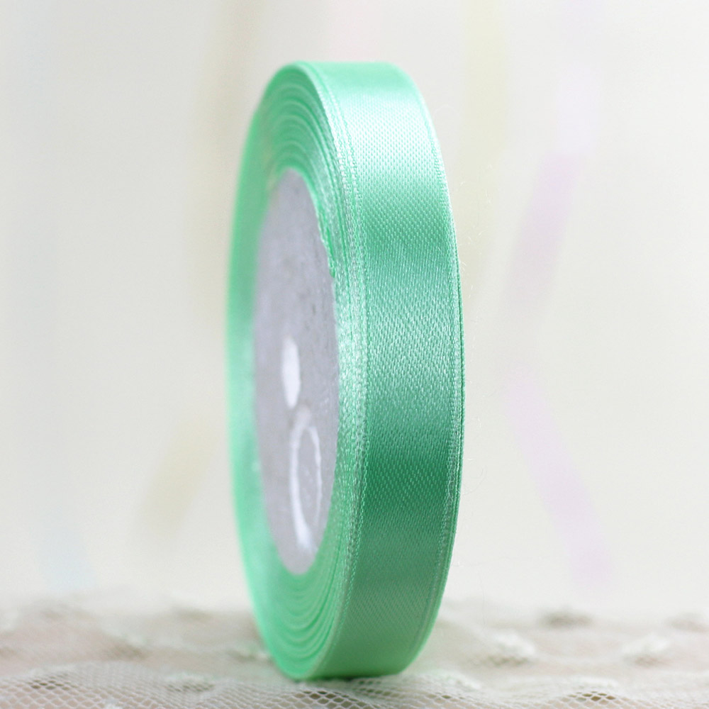 Colorful Ribbon 1.2CM 25Y Smooth Polyester Webbing For Clothing Flowers Gift Box Wrapping Wedding Bow-knot Handwork DIY Decor