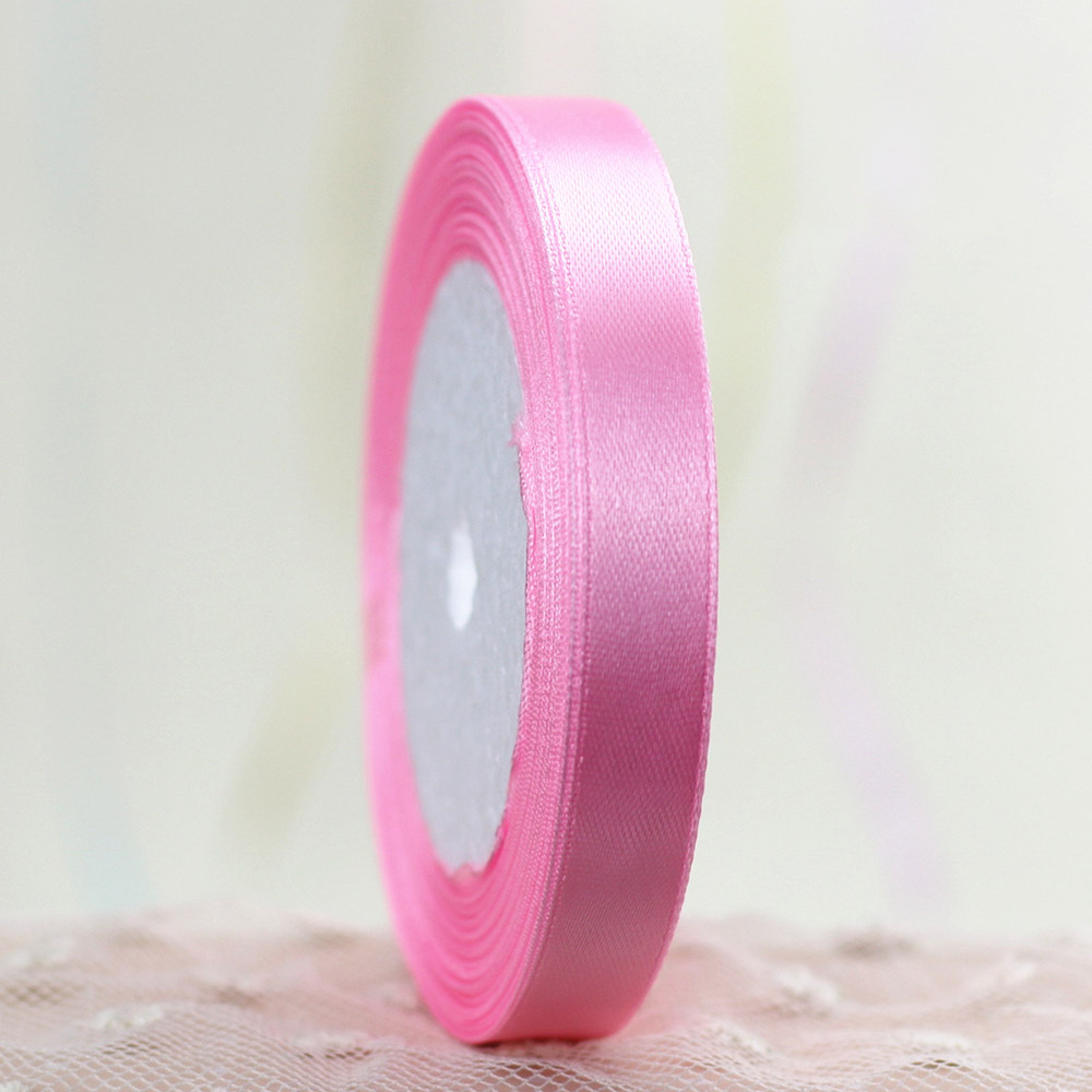 Colorful Ribbon 1.2CM 25Y Smooth Polyester Webbing For Clothing Flowers Gift Box Wrapping Wedding Bow-knot Handwork DIY Decor