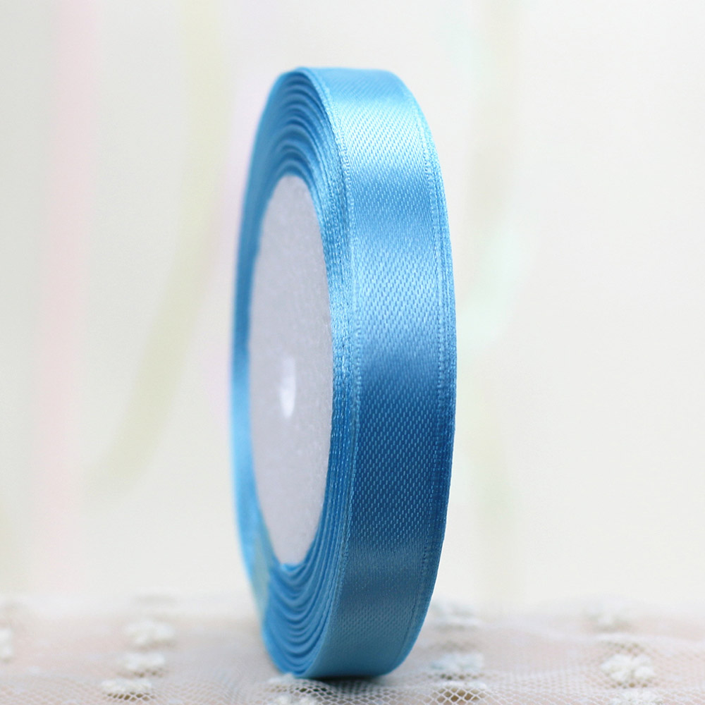 Colorful Ribbon 1.2CM 25Y Smooth Polyester Webbing For Clothing Flowers Gift Box Wrapping Wedding Bow-knot Handwork DIY Decor