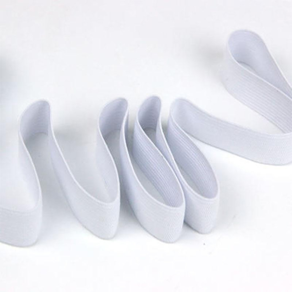 2M 1Inch Elastic Bands Knit Colorful Elasticity For Clothing Sewing Accessories Belt Table Skirts Wedding Baby Shower DIY Decor