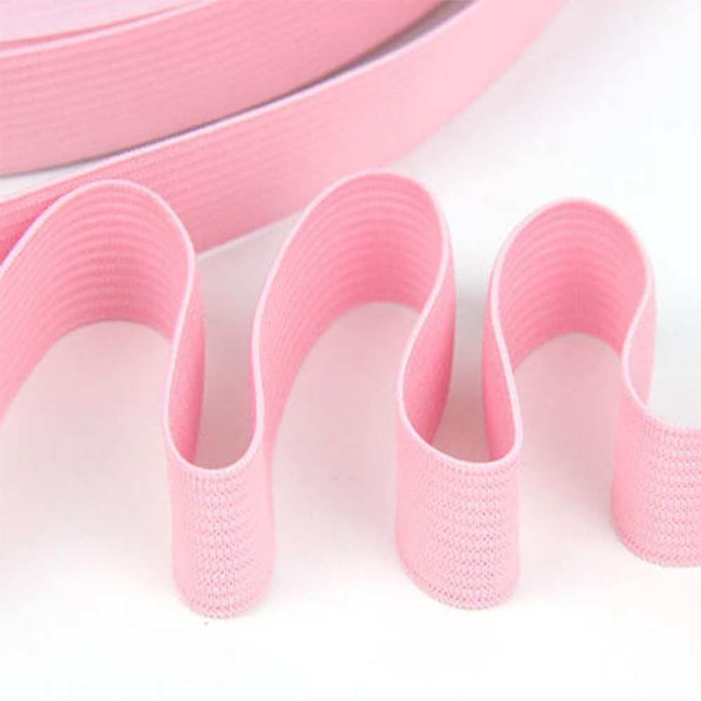 2M 1Inch Elastic Bands Knit Colorful Elasticity For Clothing Sewing Accessories Belt Table Skirts Wedding Baby Shower DIY Decor