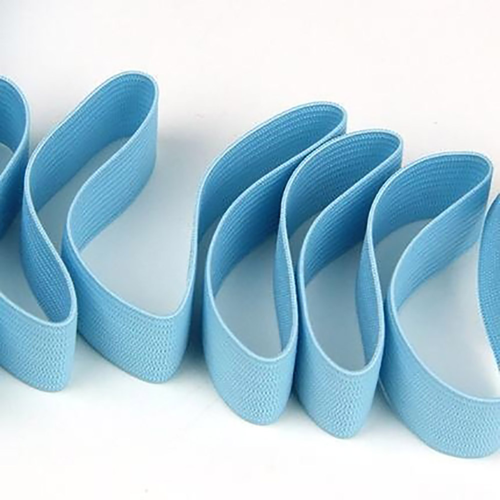 2M 1Inch Elastic Bands Knit Colorful Elasticity For Clothing Sewing Accessories Belt Table Skirts Wedding Baby Shower DIY Decor