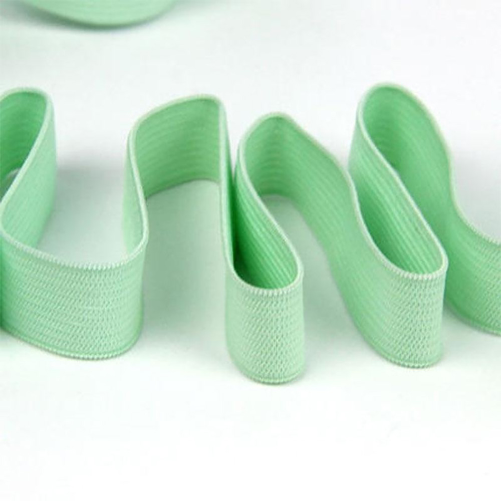 2M 1Inch Elastic Bands Knit Colorful Elasticity For Clothing Sewing Accessories Belt Table Skirts Wedding Baby Shower DIY Decor