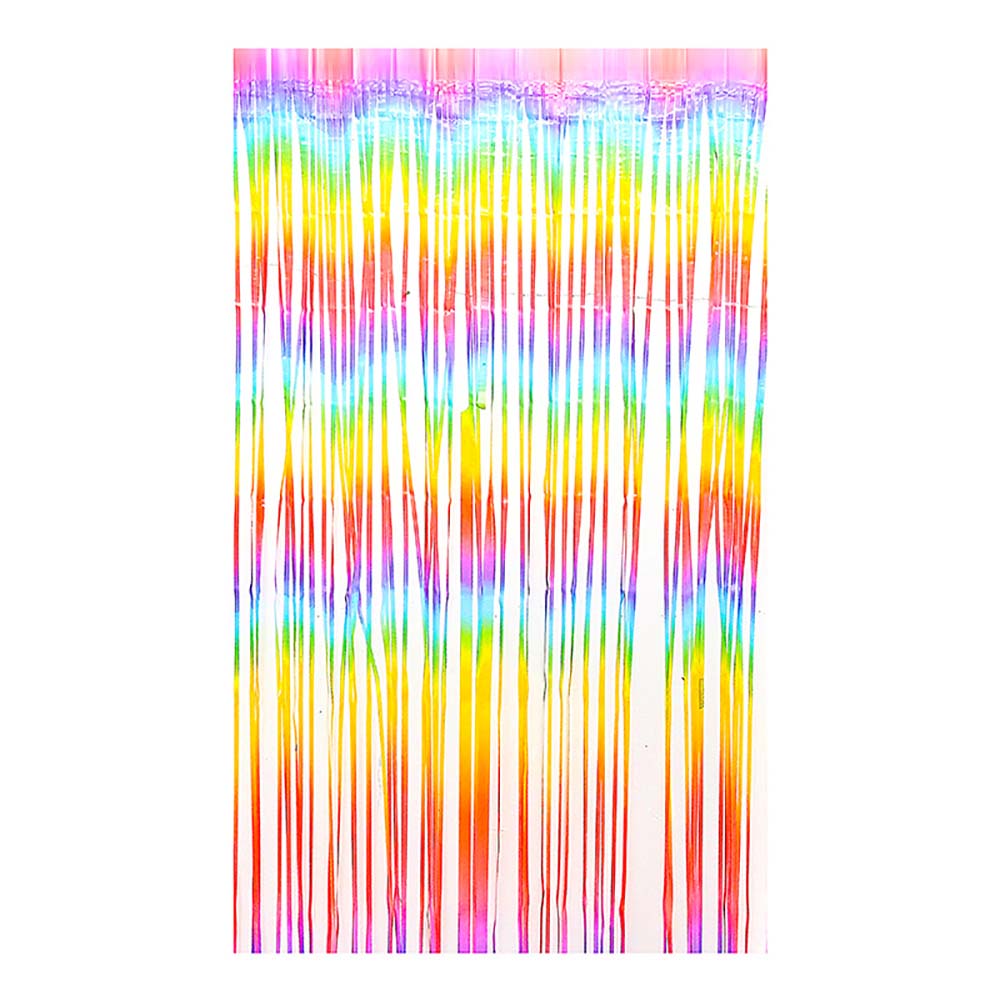 Colorful Gradient Rain Curtain Colorful PET Shining For Children's Birthday Wedding Photo Background Wall Party Curtain Decor