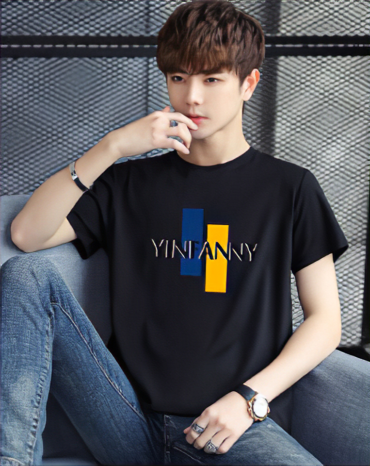 Fashionable new short sleeve men's T-shirt