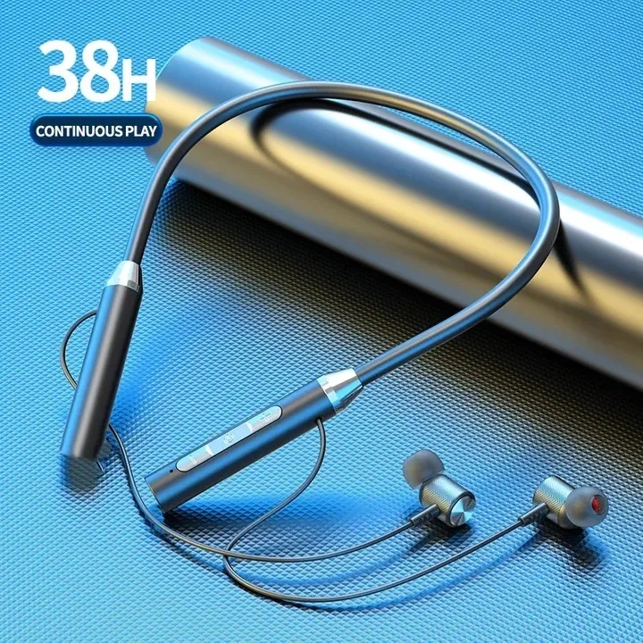 Super Bass Popular neck wireless sports Earphones neck Bluetooth 5.1 in ear Earphones