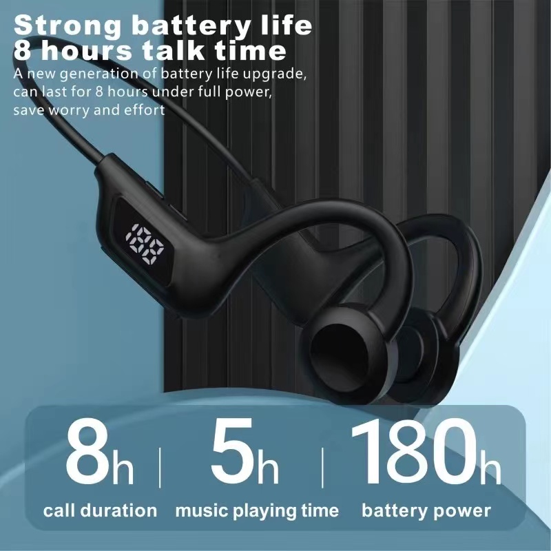 K31 Bluetooth Waterproof Bluetooth Earphones Support Memory Card Bone Conduction Earphones Microphone  for iOS Android phones