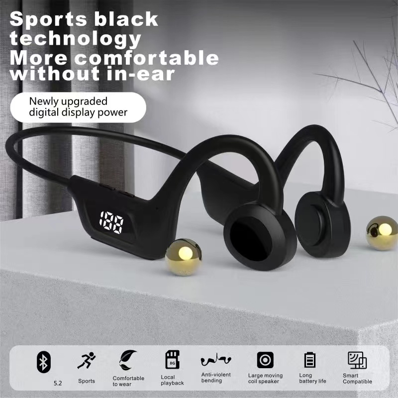 K31 Bluetooth Waterproof Bluetooth Earphones Support Memory Card Bone Conduction Earphones Microphone  for iOS Android phones