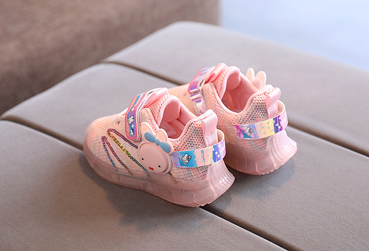 Children's Wear Resistant Non-Slip Breathable Fashion Lightweight Flying Woven Running Shoes