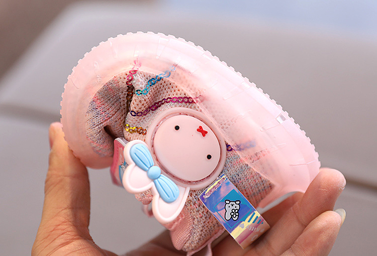 Children's Wear Resistant Non-Slip Breathable Fashion Lightweight Flying Woven Running Shoes