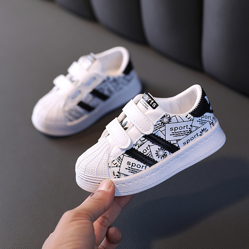 Children's Wear Resistant Anti-Slip Breathable Fashion Sports Low-Top Casual Board Shoes