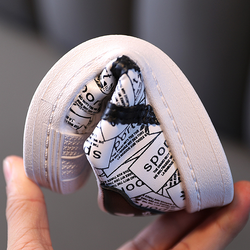 Children's Wear Resistant Anti-Slip Breathable Fashion Sports Low-Top Casual Board Shoes