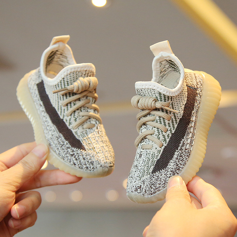 Children's Sports Boys Coconut Fly Woven Breathable Casual Shoes For Girls