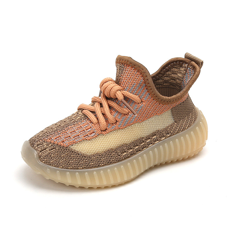Children's Sports Boys Coconut Fly Woven Breathable Casual Shoes For Girls