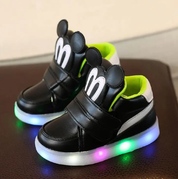 Outdoor Light-Up Fashion Cartoon Light-Up Shoes Led Fashion Casual Sneakers