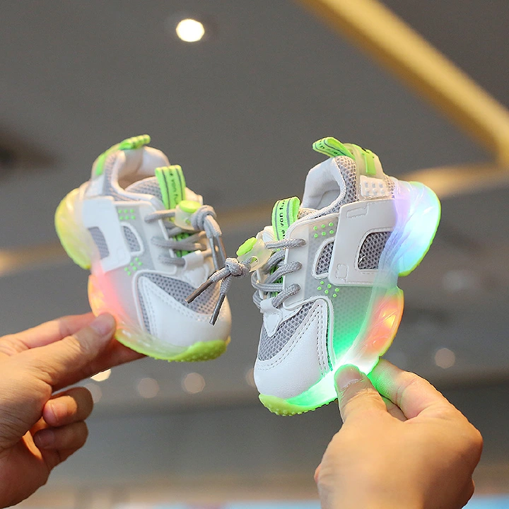 Sports Outdoor Children's Shoes 1-6 Years Old Tennis Led Light Shoes