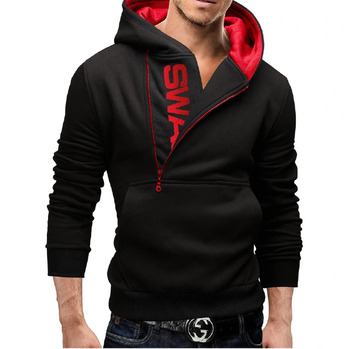 Plus Size 10XL 12XL Hoodie Men Autumn Winter Fleece Hoodies Solid Color Jacket Hoodies Big Size 12XL Blue Black Sweatshirts Cardigans & Hoodies