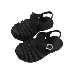 Sandals Baby Gladiator Sandals Casual Breathable Hollow Out Roman Shoes PVC Summer Kids Shoes 2022 Beach Children Sandals Girls Dropship 28 Black