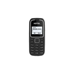 KGTEL K1280 Dual SIM Card Wireless FM Radio 1150 mAh Battery Flash Light Featured Phones Black Feature Phone