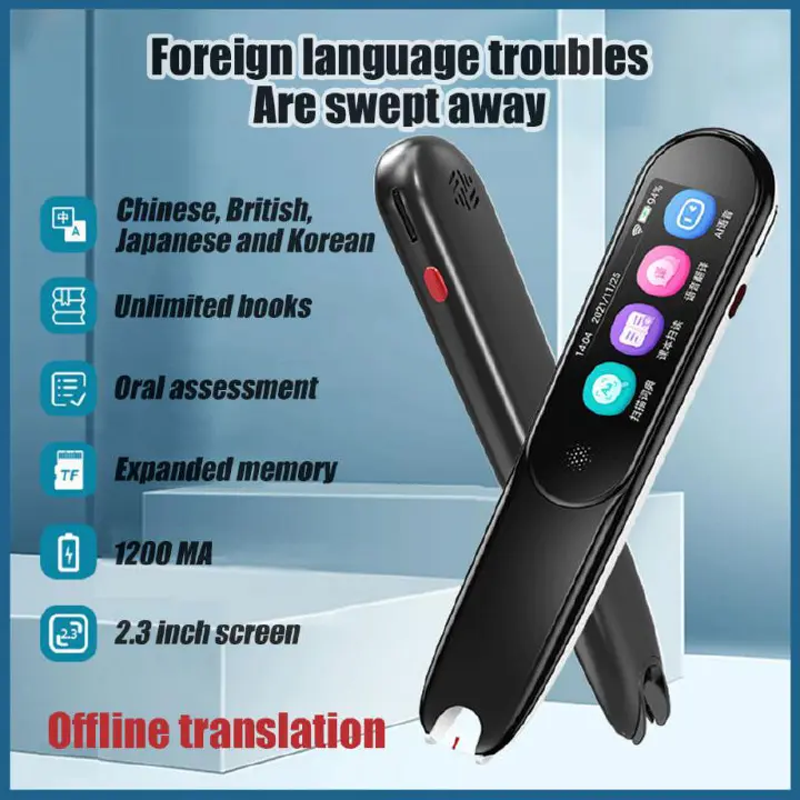 Smart Scanning Translation Pen Chinese-English-Japanese-Korean Offline Student Business Point-Reading Pen Dictionary Pen