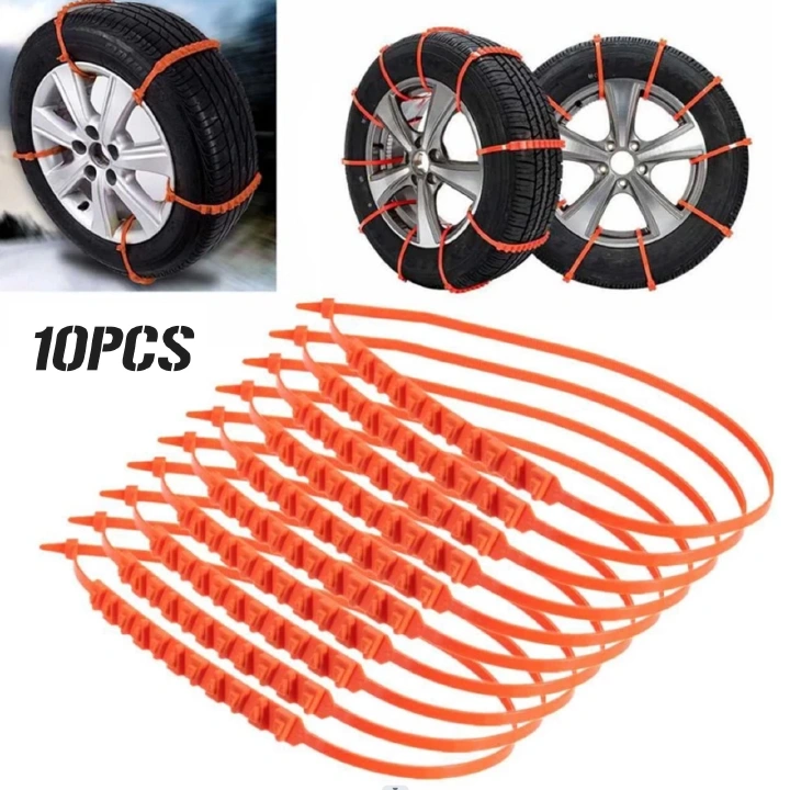 Universal Car Wheels Tire Snow Chains Anti Slip Nylon Wheel Tire Snow Chains for Mud Road Car SUV Tire Wheel Chains Auto Styling