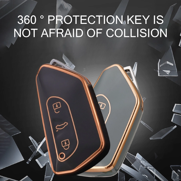 TPU Car Key Cover For VW Golf 8 TPU Shell Key Cover For Skoda Octavia A8 MK4 Mk8 Seat Leon Mk4 Cupra Formentor Car Key